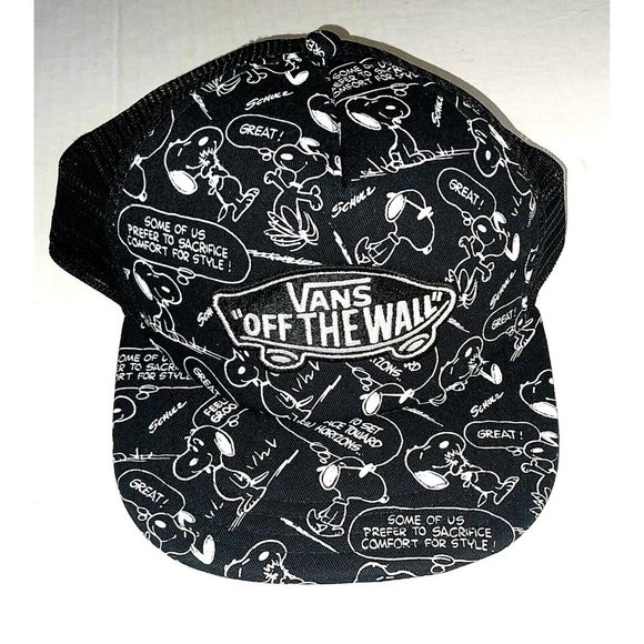 Vans/Otto Collection Other - Vans Off the Wall Mesh Snapback Trucker Hat Cap Gray Black